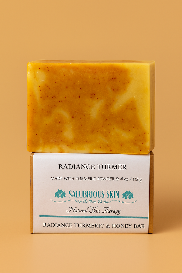 🌿 Radiance Turmeric Honey Bar – The Natural Glow Secret Your Skin Deserves