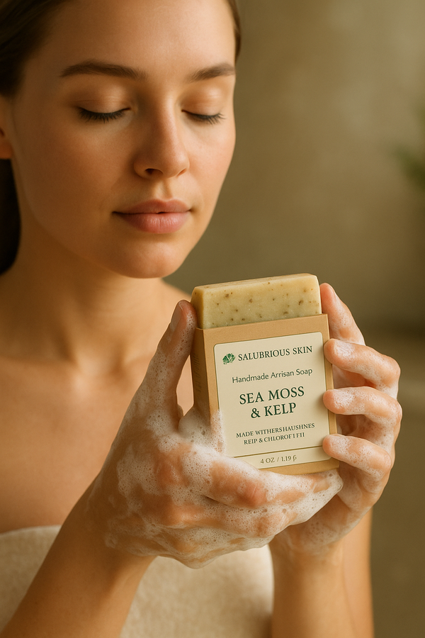 Sea Moss &amp; Kelp Soap: Hydrate, Detoxify, and Soothe Your Skin Naturally