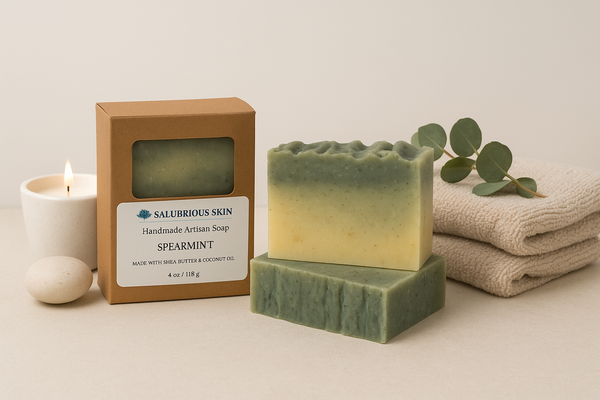 Refresh Your Skin Naturally: The Cooling Power of Spearmint Soap