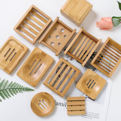 Bamboo Wood Soap Trays