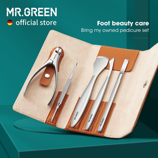 MR.GREEN Professional Stainless Steel Pedicure Knife Set